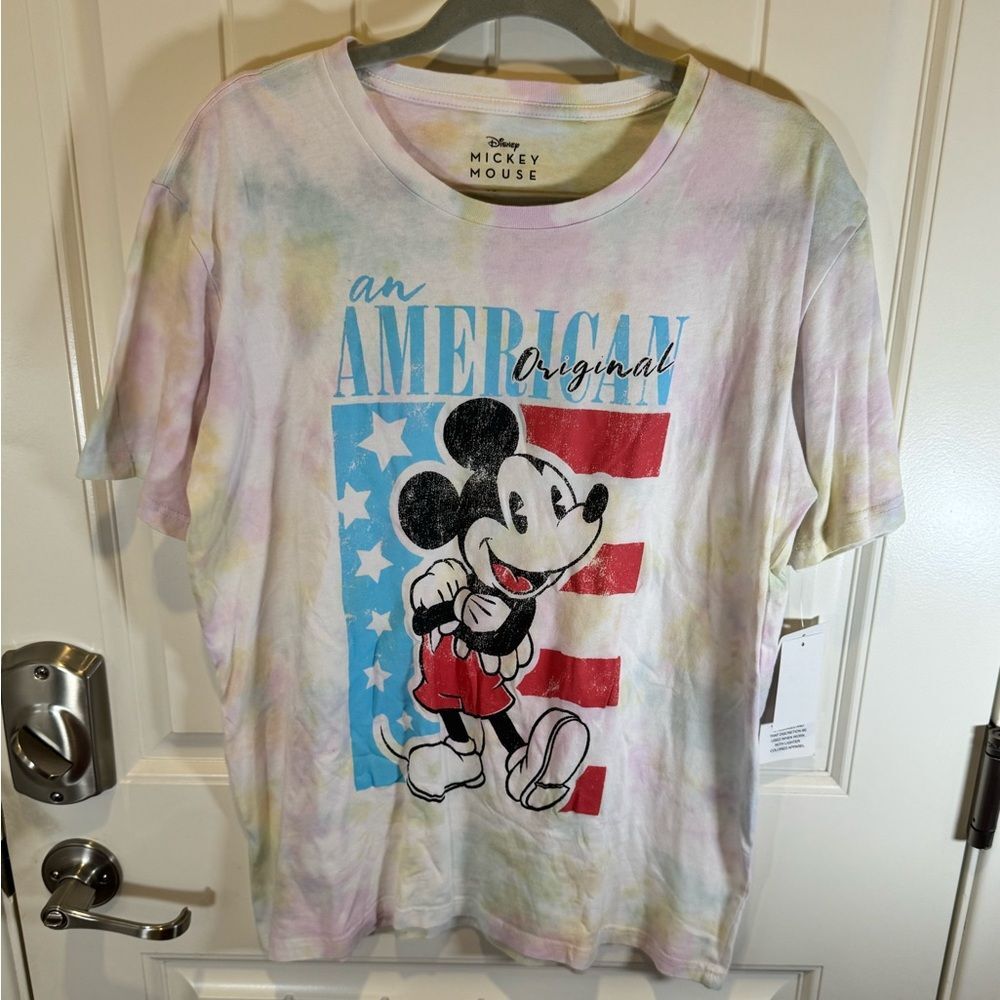 Tie-Die Mickey Mouse Tee NWT Unisex Medium